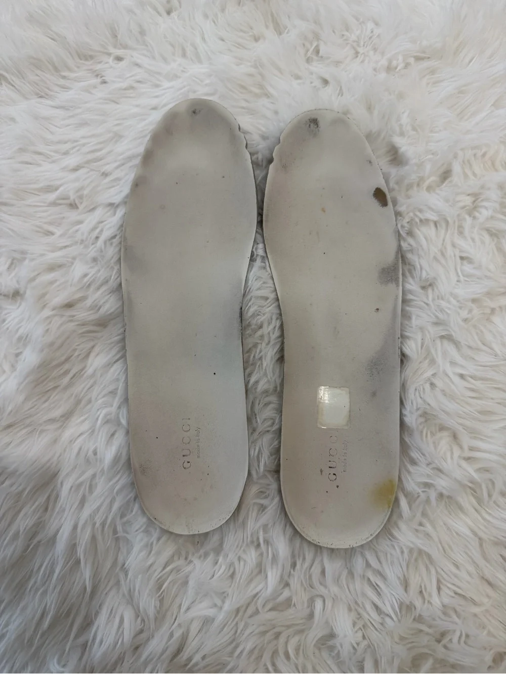 Gucci Ace Women's Sneakers White Leather Web Bee Size 39.5 US 9.5